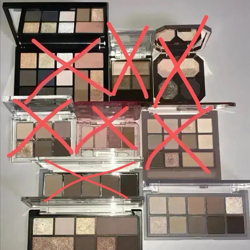 [BUNJANG] Assorted Eyeshadow Palettes / 비디비치 엑셀 디어달리아 삐아 에뛰드 어바웃톤 캐트리스 롬앤 섀도우팔레트
