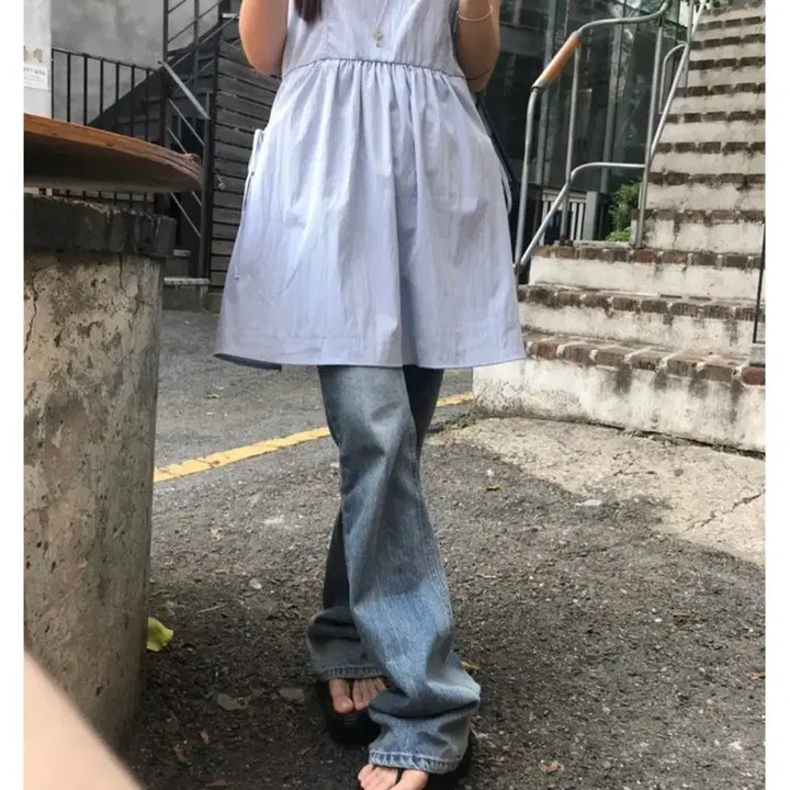 [BUNJANG] Nuios Platform Flip-Flops / 누이오스 통굽 플리플랍