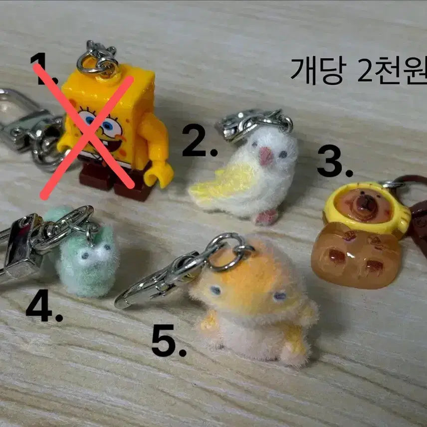 [BUNJANG] Various Keyrings and Badges Bundle Set / 여러 키링, 뱃지