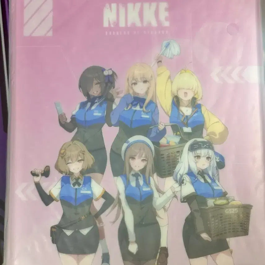 [BUNJANG] NIKKE x GS25 Collaboration Clear File & Ttibuseel Book / gs25 니케 콜라보 나가 클리어파일 단체 띠부씰북