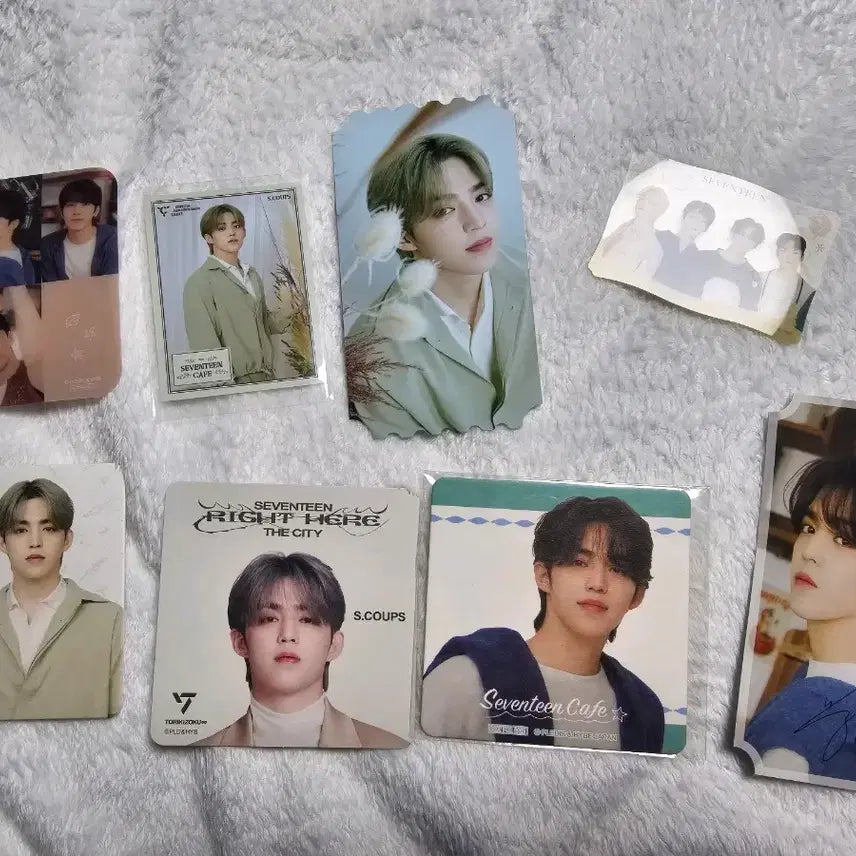 세븐틴 재팬 일본 카페 기념품 에스쿱스 승철 일괄