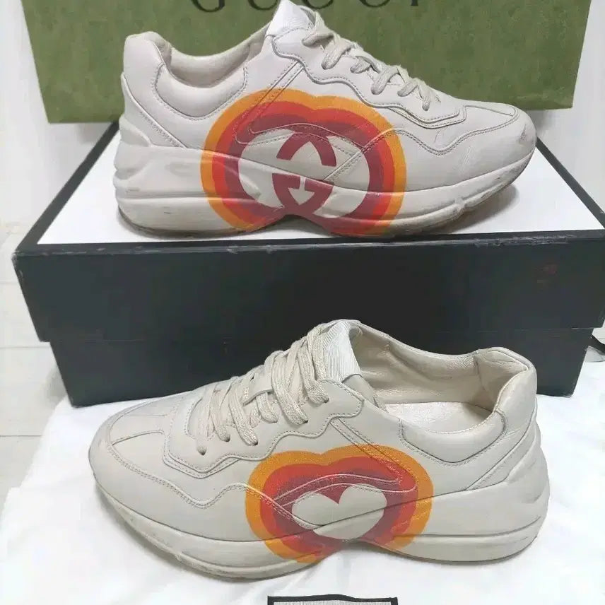 [BUNJANG] Gucci Heart Sneakers / A+37 240구찌 라이톤 정가130만원대 하트 235~245