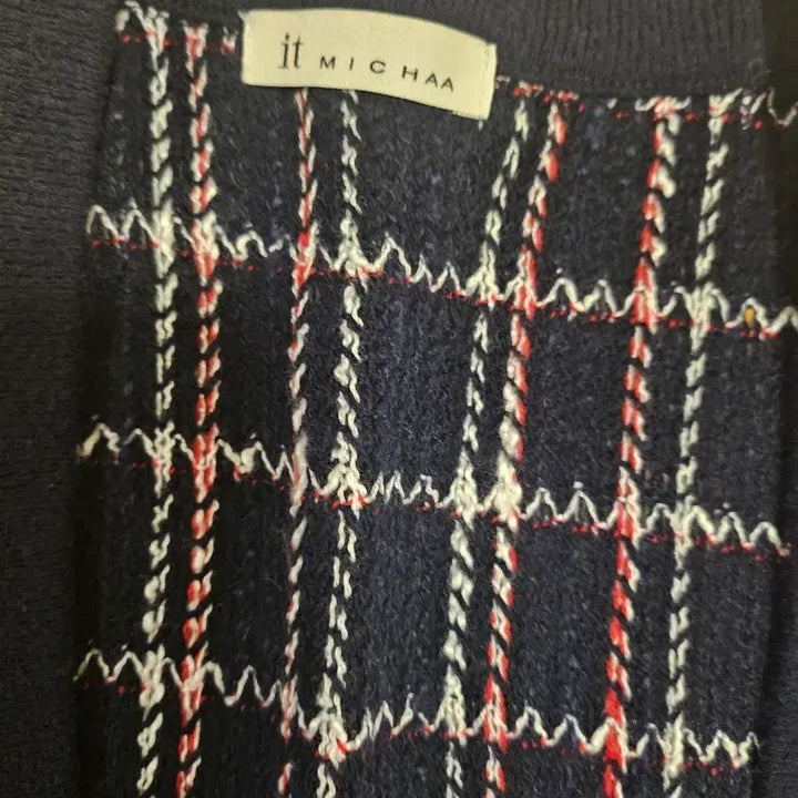 [BUNJANG] It MICHAA Tweed Knit Long Vest / 잇미샤 트위드 니트 롱 베스트