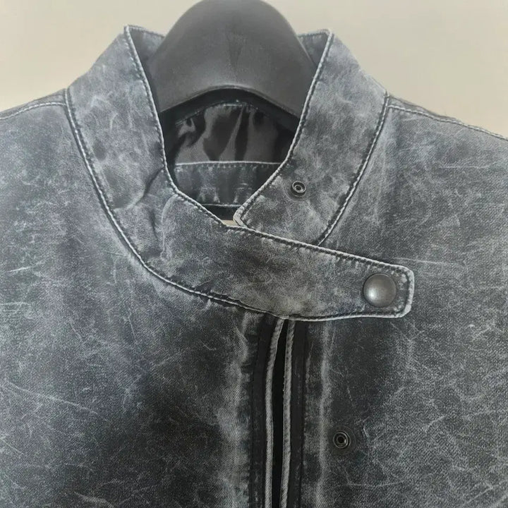 [BUNJANG] Etce Washed Crop Bomber (Size L) / etce 워시드 크롭 봄버 L사이즈 블랙