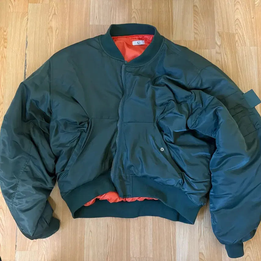 [BUNJANG] New Chiefs Chic DP MA-1 Jacket (Khaki) / 뉴치프시크디피 ma-1 점퍼 카키