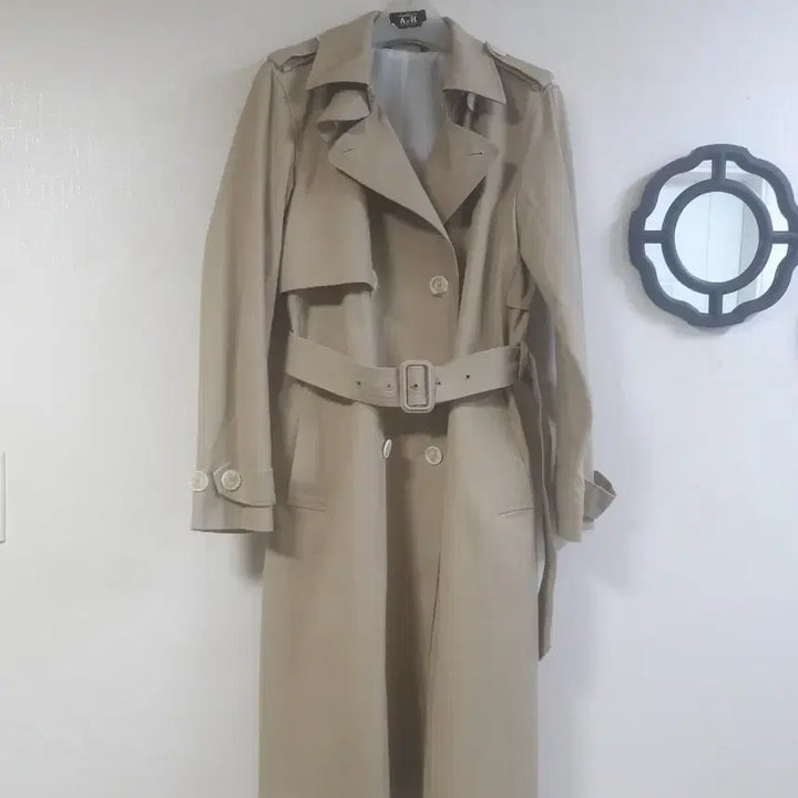 [BUNJANG] Lacoste Women's Trench Coat / 라코스테 여성 트렌치코트