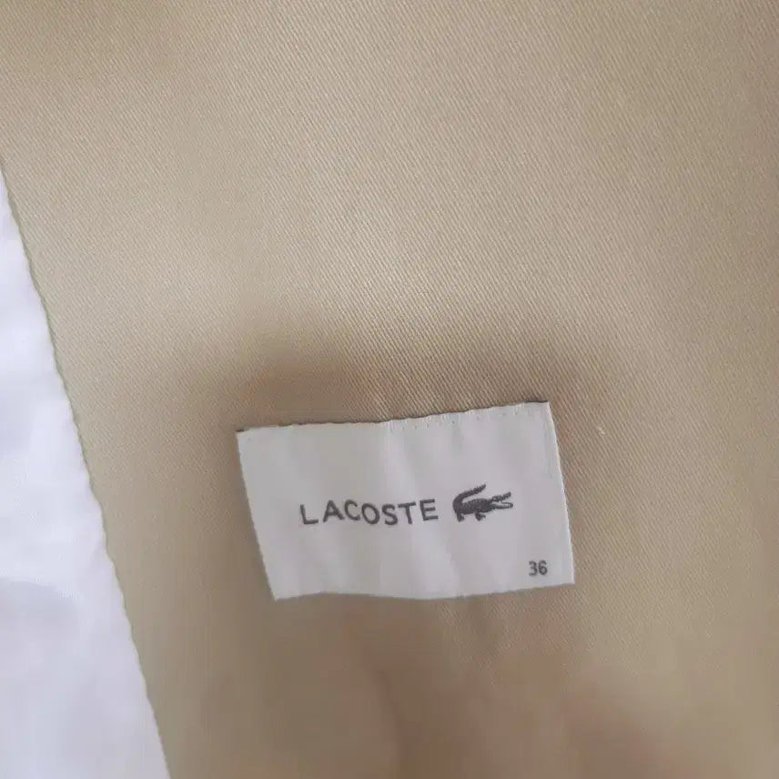 [BUNJANG] Lacoste Women's Trench Coat / 라코스테 여성 트렌치코트