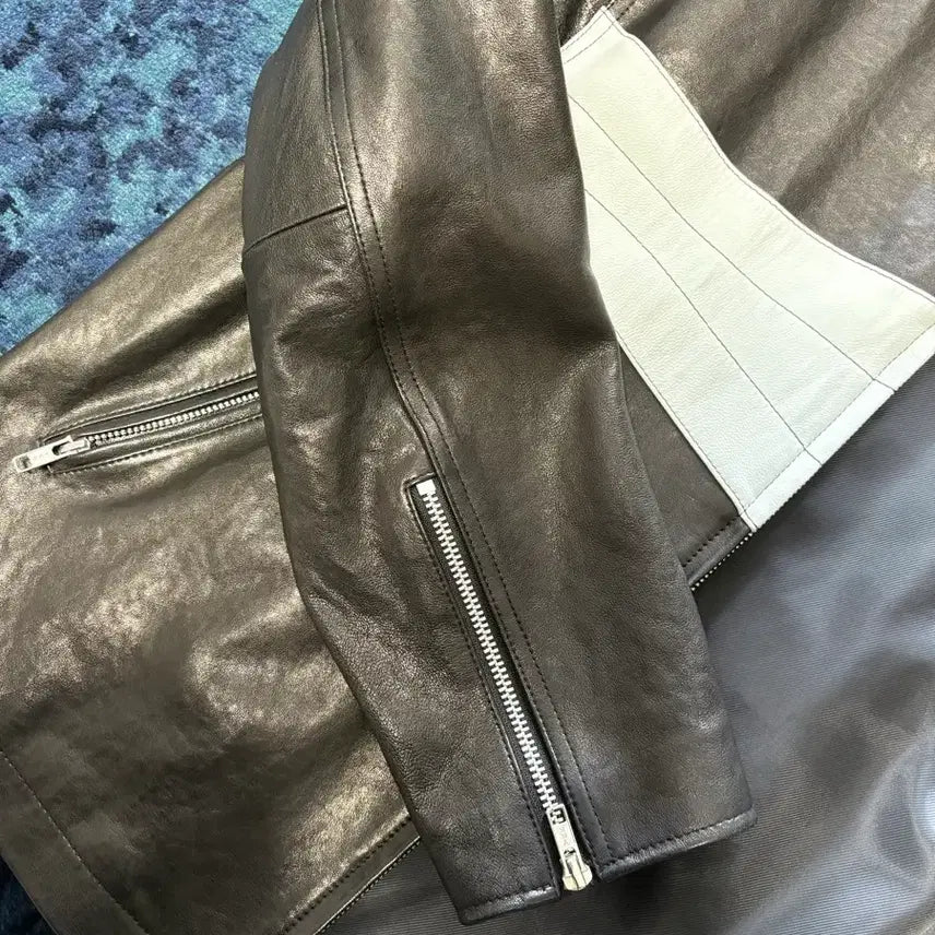 [BUNJANG] DopeJayson Leather Jacket / 도프제이슨 가죽자켓