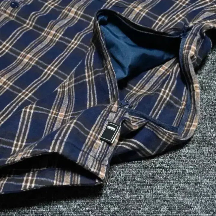 [BUNJANG] BROCHURE WORKNEL Shirt Navy Check (XL) / (XL) BROCHURE 브로슈어 워크넬 셔츠 네이비 체크 SSZ