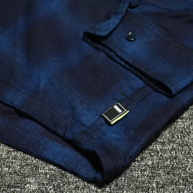 [BUNJANG] BROCHURE WORKNEL Indigo Check Shirt / (XL) BROCHURE 브로슈어 워크넬 셔츠 인디고 체크 SSZ