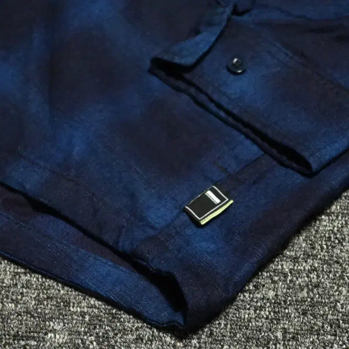 [BUNJANG] BROCHURE WORKNEL Indigo Check Shirt / (XL) BROCHURE 브로슈어 워크넬 셔츠 인디고 체크 SSZ