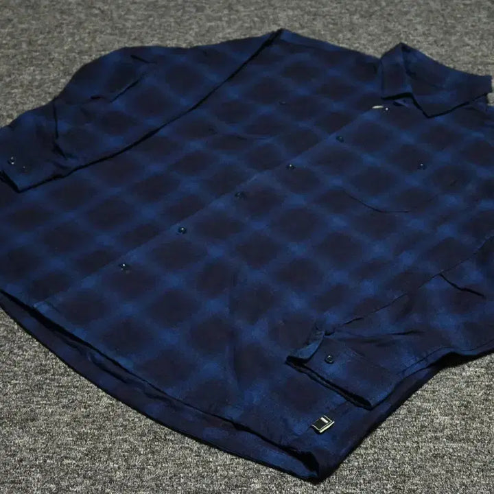 [BUNJANG] BROCHURE WORKNEL Indigo Check Shirt / (XL) BROCHURE 브로슈어 워크넬 셔츠 인디고 체크 SSZ