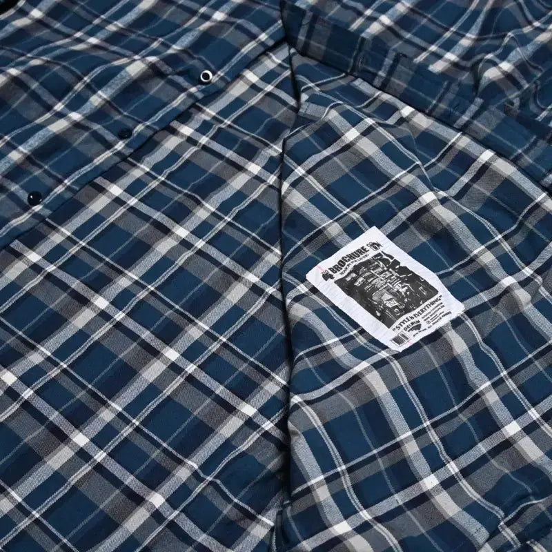 [BUNJANG] BROCHURE WORKNEL Shirt Blue Check (XL) / (XL) BROCHURE 브로슈어 워크넬 셔츠 블루체크 SSZ