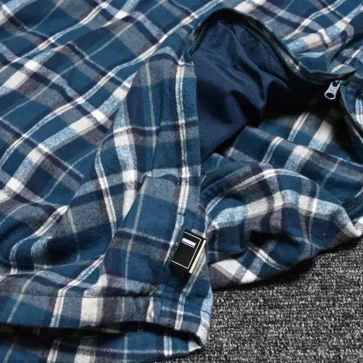 [BUNJANG] BROCHURE WORKNEL Shirt Blue Check (XL) / (XL) BROCHURE 브로슈어 워크넬 셔츠 블루체크 SSZ