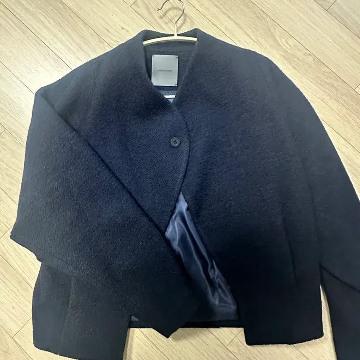 [BUNJANG] 르917 Oblique Line One Jacket Navy / 르917 오블리크 라인원 자켓 네이비