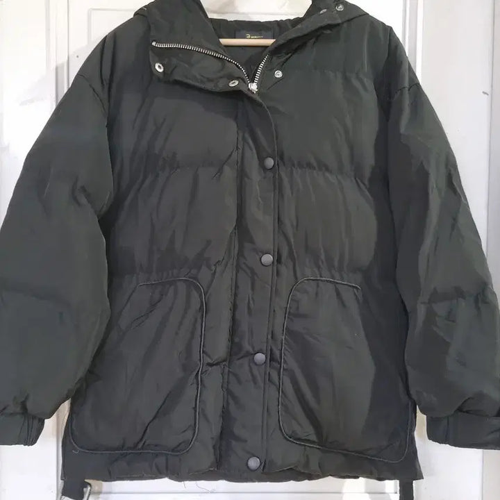 [BUNJANG] Winter Padded Hooded Jacket / 겨울빵빵 캐주얼. 누빔패딩. 후드. 자켓  거의새거. 가슴58