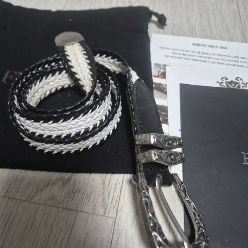 [BUNJANG] Fidelity Weaving Western Belt / [110]피델리티 위빙 웨스턴 벨트