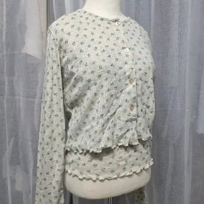 [BUNJANG] Flower Camisole and Cardigan Set / 플라워 나시 가디건 세트 세상품