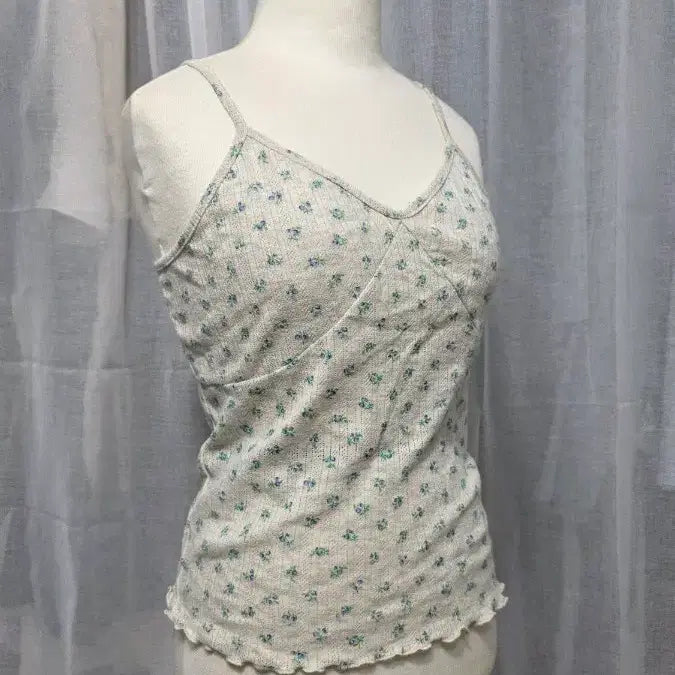 [BUNJANG] Flower Camisole and Cardigan Set / 플라워 나시 가디건 세트 세상품