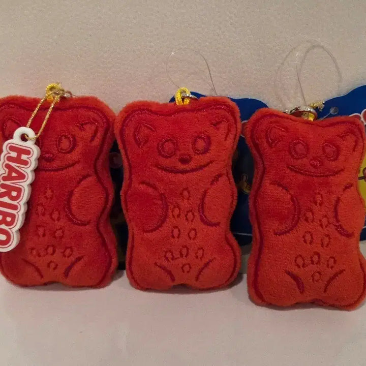 [BUNJANG] Haribo Red Gummy Bear Keyring / 하리보 젤리 인형 키링 레드