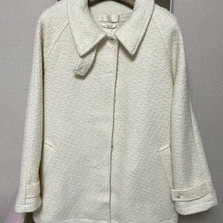 [BUNJANG] Liel Wool Half Coat Ivory / (새상품) 리엘 울 하프코트 하이넥 코트 아이보리