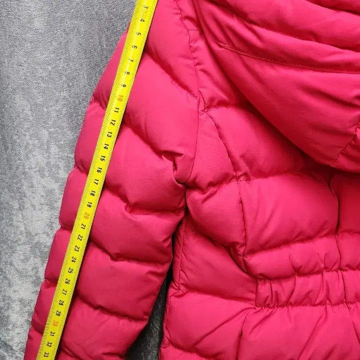 [BUNJANG] Unknown Goose Down Padded Jacket / 베네통 여아 핫핑크 구스다운 패딩