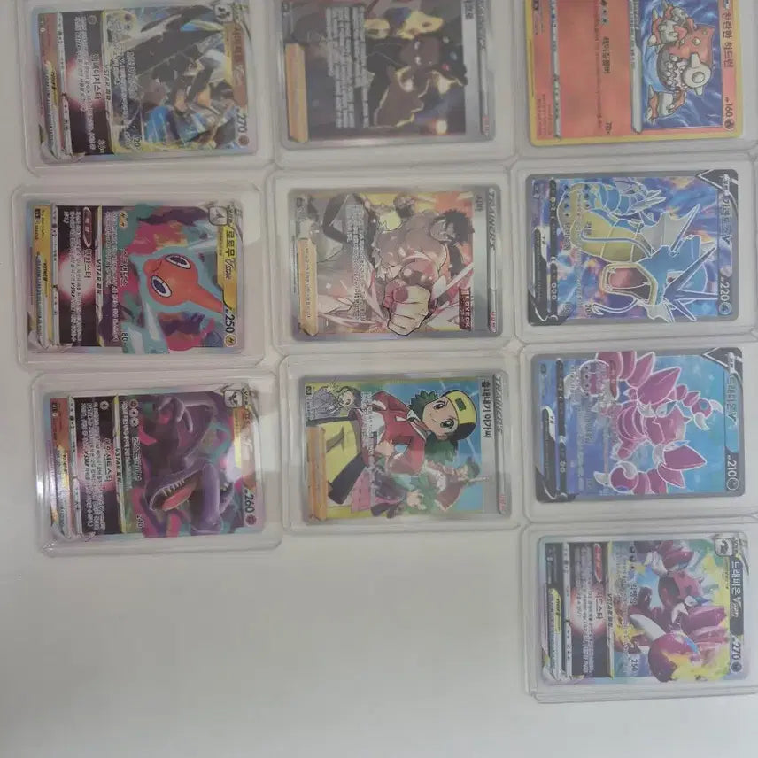 [BUNJANG] Pokemon Card Bundle Set (Toploader, Sleeve Included) / 포켓몬 희귀카드 38장 일괄 판매(탑로더, 슬리브 포함)