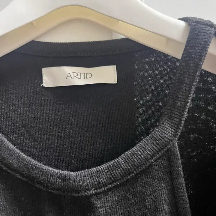 [BUNJANG] Artide Black Wrap T-shirt (Free Size) / 아티드 블랙 랩 티셔츠 free사이즈