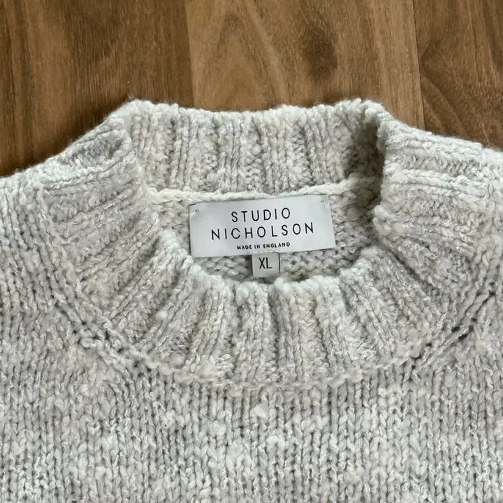 [BUNJANG] Studio Nicholson Boucle Wool Knit Sweater / 스튜디오니콜슨 부클레 울 니트