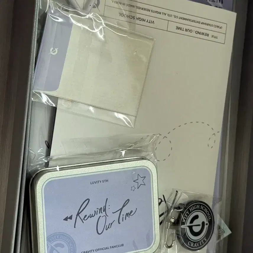 크래비티 러비티 5기 팬키트 세트 풀박스 포카 팔아요