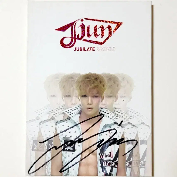 [BUNJANG] Jjun Jubilate Promotional Album / [친필싸인반]Jjun(제이준) 2nd 싱글앨범/PR홍보반