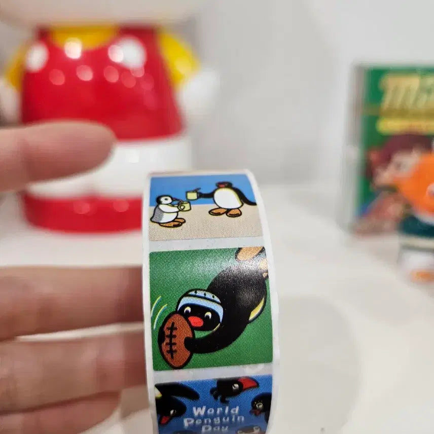 [BUNJANG] Pingu Sticker Roll / 핑구 롤 칭찬스티커 500매
