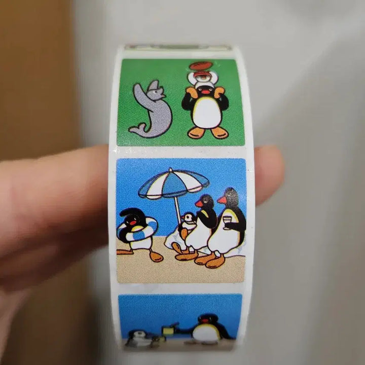 [BUNJANG] Pingu Sticker Roll / 핑구 롤 칭찬스티커 500매
