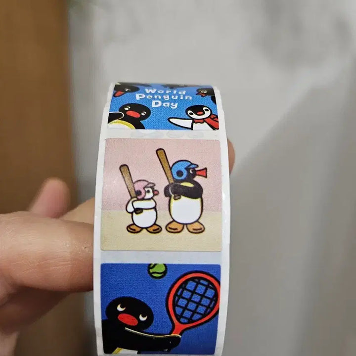 [BUNJANG] Pingu Sticker Roll / 핑구 롤 칭찬스티커 500매