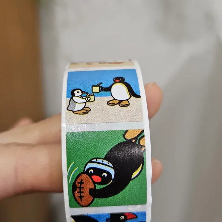 [BUNJANG] Pingu Sticker Roll / 핑구 롤 칭찬스티커 500매