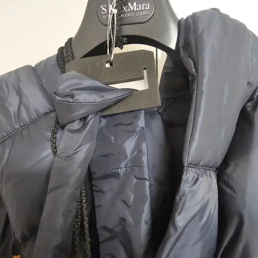 [BUNJANG] Max Mara The Cube Long Down Jacket Navy IT38 / 막스마라 더 큐브 롱패딩 네이비 IT38사이즈 새상품 풀세트