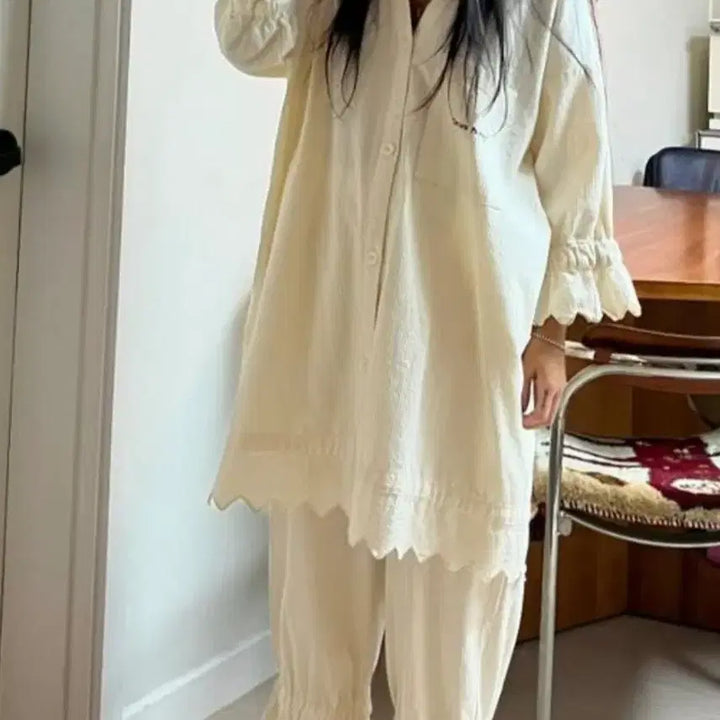 [BUNJANG] Thinkplant Lace Pajama Set / 새상품 띵크플랜트 레이스 파자마 셋업