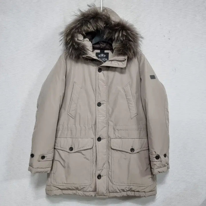 [BUNJANG] OLZEN Beige Goose Down Padded Jumper (Men's 100) / ㅡ올젠 베이지 거위털 패딩점퍼 남100 ㅡ0109