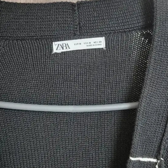 [BUNJANG] ZARA Black Line Point Cardigan / (새상품)자라 블랙 라인 포인트 가디건