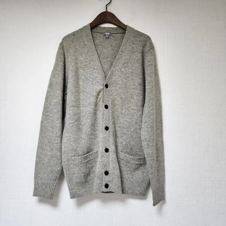 [BUNJANG] Uniqlo Gray Cardigan L / 유니클로 그레이 가디건 L
