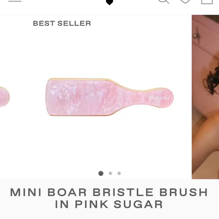 [BUNJANG] Emi Jay Pink Sugar Hairbrush / emi jay 에미제이 돈모브러쉬 핑크슈가 헤어브러쉬 머리빗