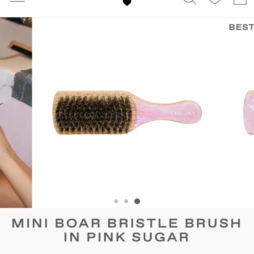 [BUNJANG] Emi Jay Pink Sugar Hairbrush / emi jay 에미제이 돈모브러쉬 핑크슈가 헤어브러쉬 머리빗