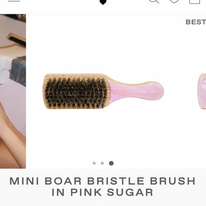 [BUNJANG] Emi Jay Pink Sugar Hairbrush / emi jay 에미제이 돈모브러쉬 핑크슈가 헤어브러쉬 머리빗
