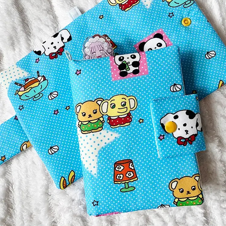 [BUNJANG] Handmade Ice Dot A6 Diary Cover / 핸드메이드 아이스 도트 A6 다이어리 커버