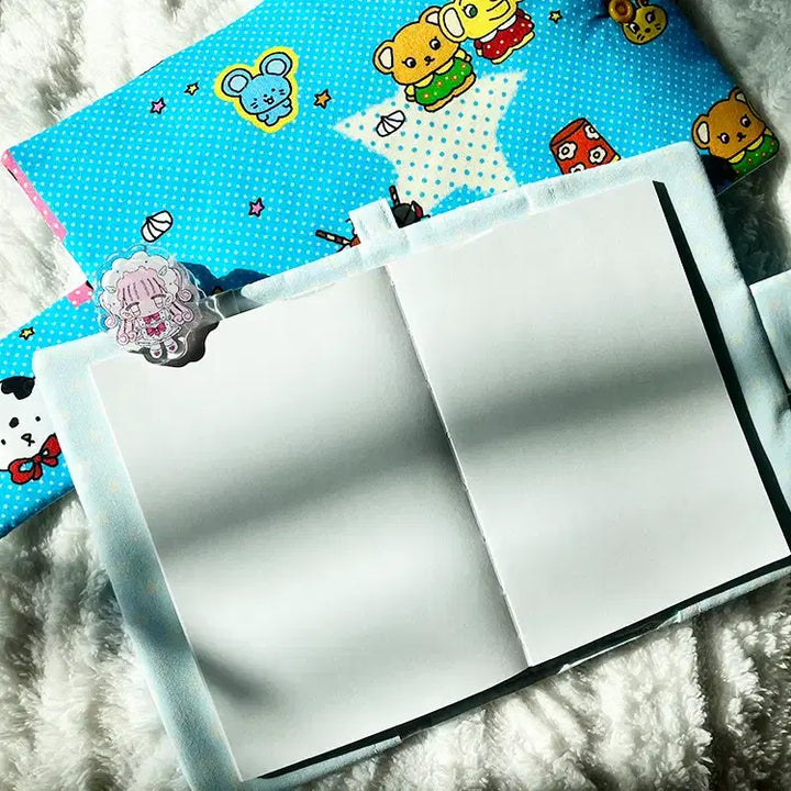 [BUNJANG] Handmade Ice Dot A6 Diary Cover / 핸드메이드 아이스 도트 A6 다이어리 커버