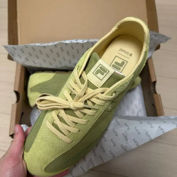 [BUNJANG] Fila Ritmo Sleek LX Matcha Sneakers / (새상품) 휠라 리트모 슬릭 LX 말차 스니커즈
