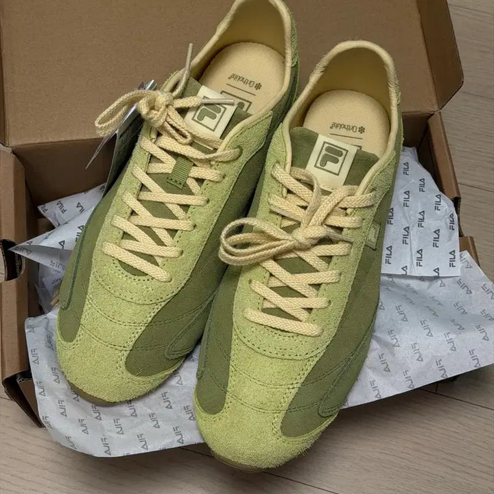 [BUNJANG] Fila Ritmo Sleek LX Matcha Sneakers / (새상품) 휠라 리트모 슬릭 LX 말차 스니커즈