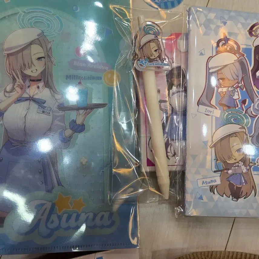 [BUNJANG] Blue Archive Asuna Animate & Cafe Memory Items / 블루아카이브 카페메모리얼 아스나 굿즈