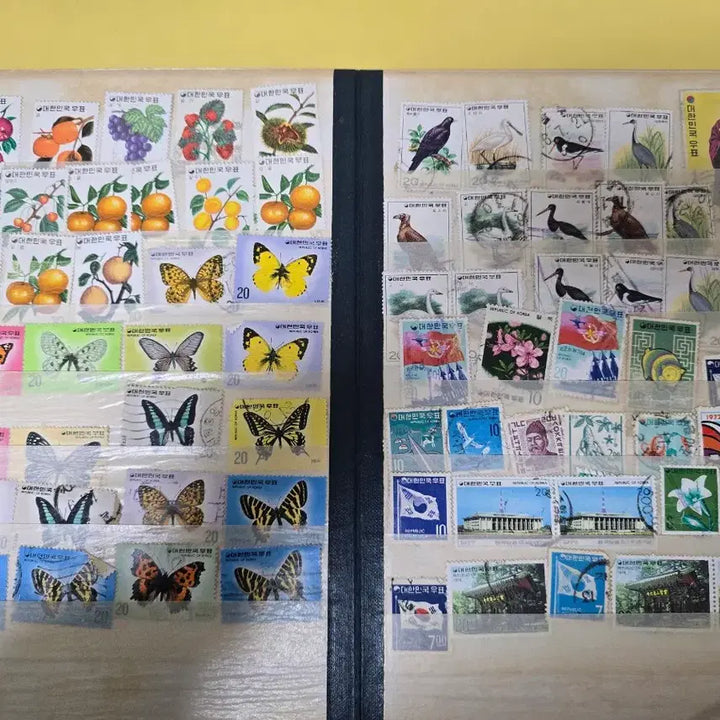 [BUNJANG] Vintage Korean Stamp Collection Bundle / 옛날 한국 우표 컬렉션 일괄
