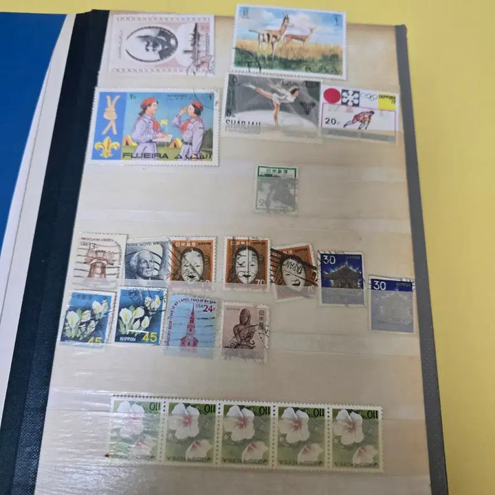 [BUNJANG] Vintage Korean Stamp Collection Bundle / 옛날 한국 우표 컬렉션 일괄